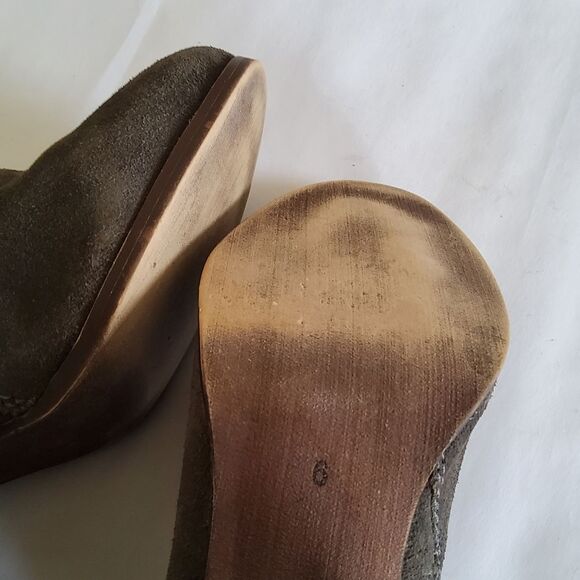 New Diba Suede Leather Women's Gray Ankle Boots Booties Size 6 - Picture 9 of 9